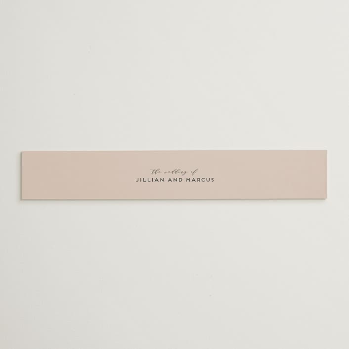 "Picturesque" - Belly Bands in Linen by Christie Garcia - Assembled with Invitation