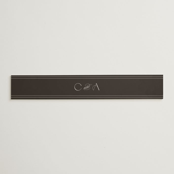 "Arcadia" - Belly Bands in Noir by Olivia Raufman - Assembled with Invitation