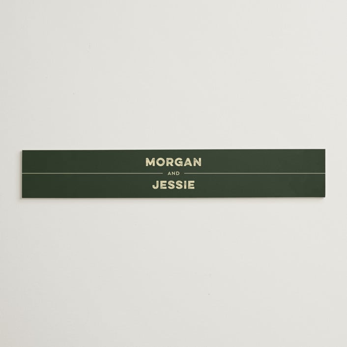 "Mountain View" - Belly Bands in Forest by Nam Bourassa - Assembled with Invitation