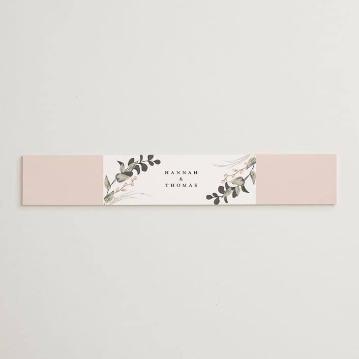 "Ivory Ring" - Belly Bands in Blush by Susan Moyal - Assembled with Invitation