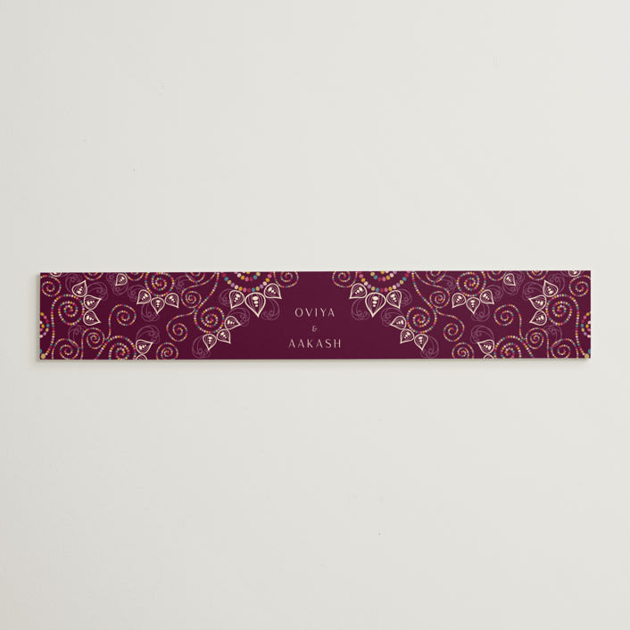"Henna" - Belly Bands in Mixed Berry by fatfatin - Assembled with Invitation