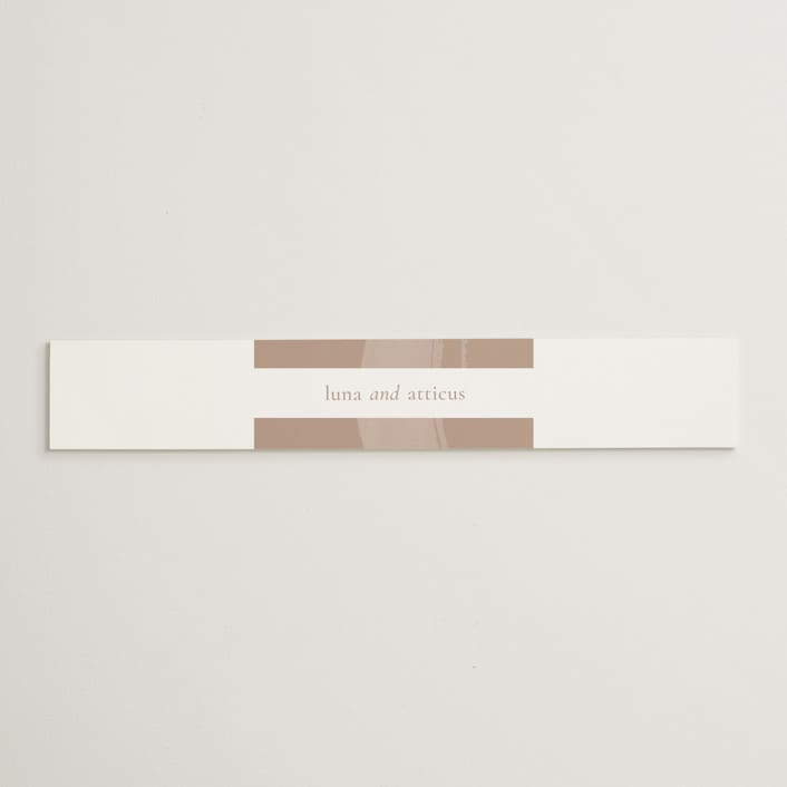 "Luna" - Belly Bands in Latte by Blustery August - Assembled with Invitation