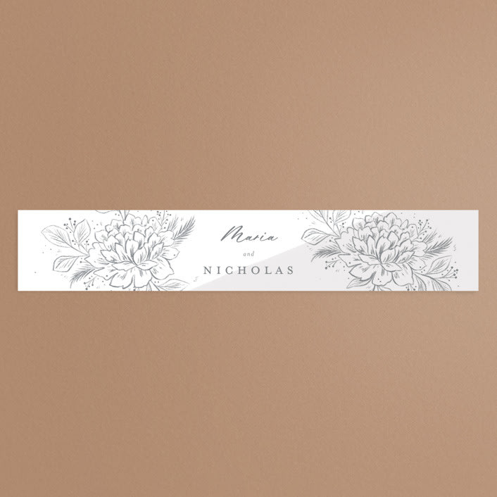 "Loving" - Belly Bands in Cloudy by Paper Raven Co. - Assembled with Invitation