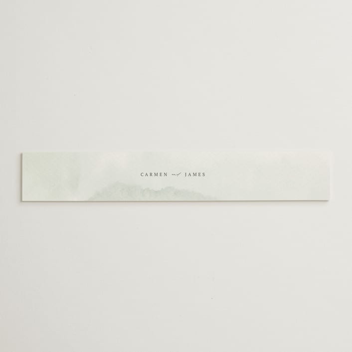 "Over the mountains" - Belly Bands in Fern by Helen Halik - Assembled with Invitation