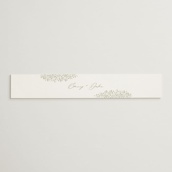 "Villa" - Belly Bands in Leaf by Kristie Kern - Assembled with Invitation