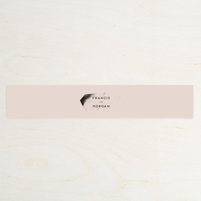 "love is strong" - Belly Bands in Onyx by Aspacia Kusulas - Assembled with Invitation