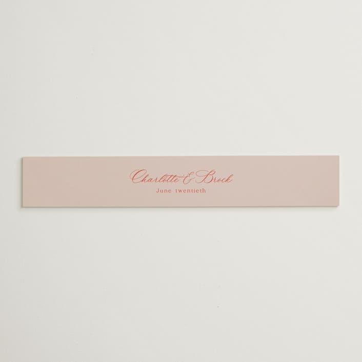 "Racquet" - Belly Bands in Verona Sunset by Megan Davis - Assembled with Invitation