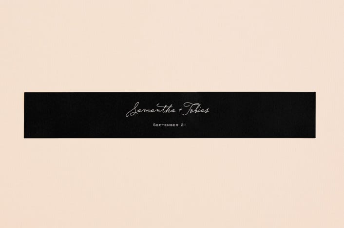"Estate" - Belly Bands in Blush by Kim Dietrich Elam - Assembled with Invitation