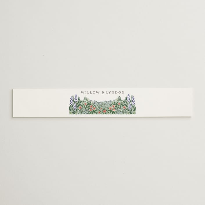 "Nature's Chapel" - Belly Bands in Forest by Paper Sun Studio - Assembled with Invitation