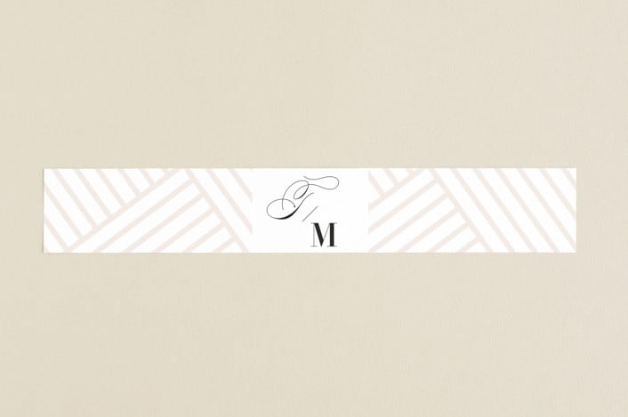 "Darling and Dashing" - Belly Bands in Blush by Alston Foster - Assembled with Invitation