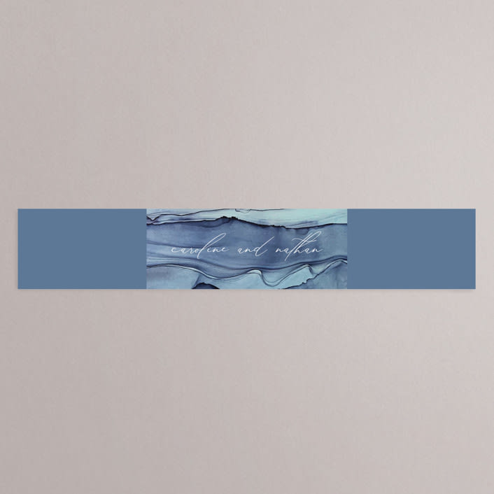 "Slate" - Belly Bands in Blue Jasper by Erin Deegan - Assembled with Invitation