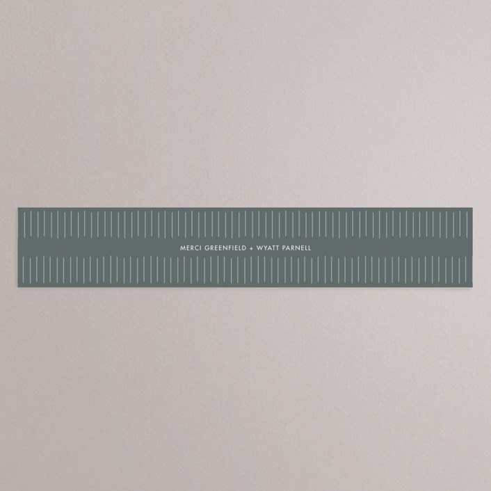 "Postale" - Belly Bands in Ebony by Ann Gardner - Assembled with Invitation