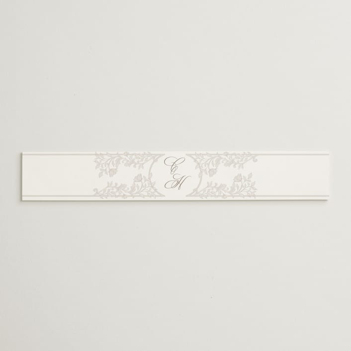 "vintage flourishes" - Belly Bands in Natural by BR Designs - Assembled with Invitation