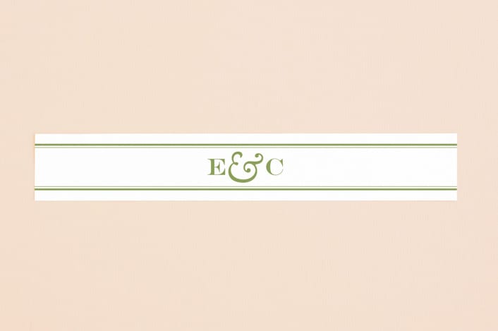 "Country Club" - Belly Bands in Spring Green by Annie Clark - Assembled with Invitation