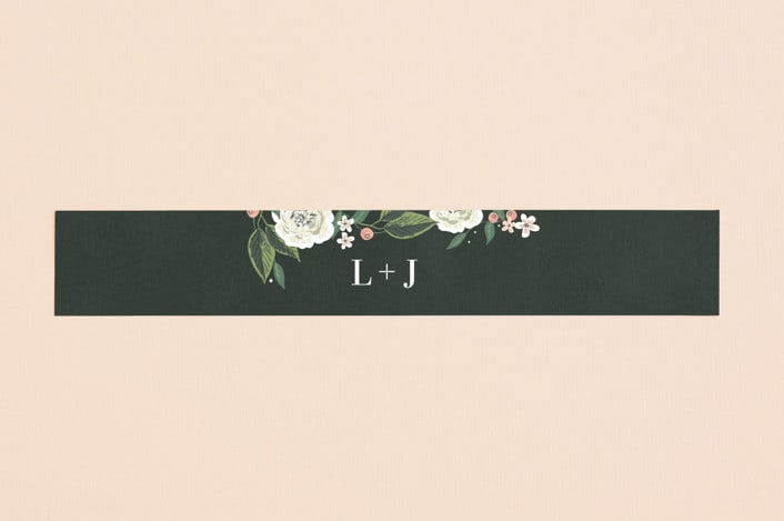 "Climbing Rose" - Belly Bands in Leaf by Alethea and Ruth - Assembled with Invitation