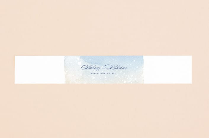 "Beachy" - Belly Bands in Ocean by Rebecca Daublin - Assembled with Invitation