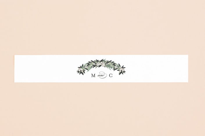 "Wall Flower" - Belly Bands in Greenery by Jennifer Postorino - Assembled with Invitation