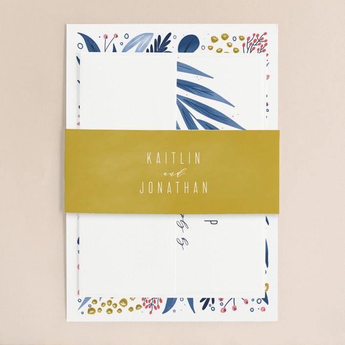 "Paradise" - Belly Bands in Seaside by Joanna Griffin - Assembled with Invitation