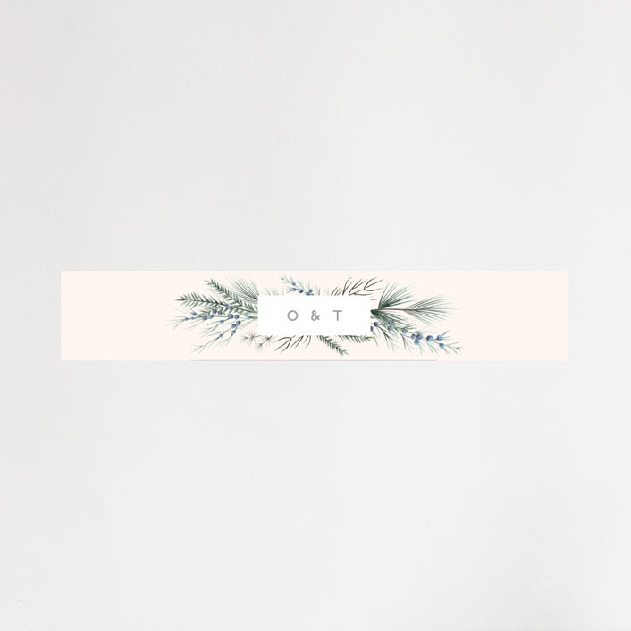 "Winterelle" - Belly Bands in Cornflower by Petra Kern - Assembled with Invitation