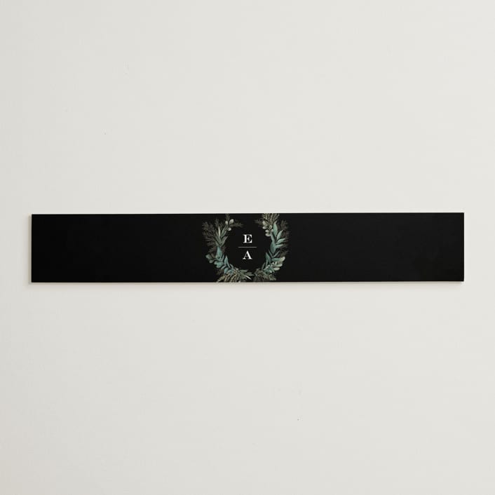 "Forest Crest" - Belly Bands in Obsidian by Alethea and Ruth - Assembled with Invitation
