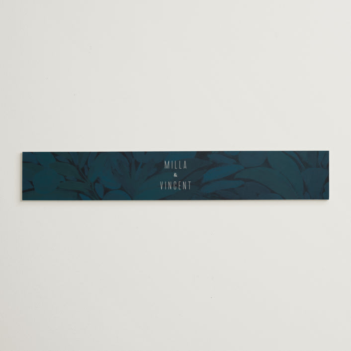 "Floral Burst" - Belly Bands in Ocean by Morgan Ramberg - Assembled with Invitation
