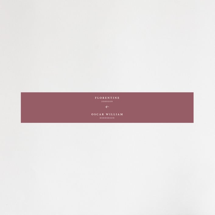 "Mod Brush" - Belly Bands in Blush by Lisa Fee Paura - Assembled with Invitation