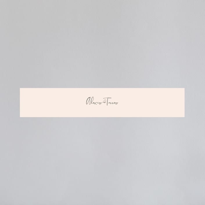 "Just the Two of Us" - Belly Bands in Blush by Jennifer Wick - Assembled with Invitation