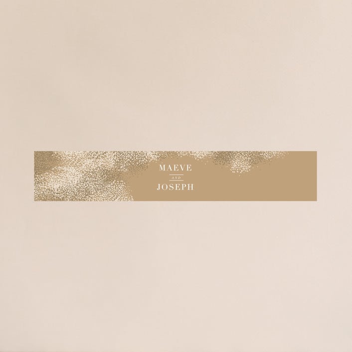 "Organic Dots" - Belly Bands in Champagne by lena barakat - Assembled with Invitation