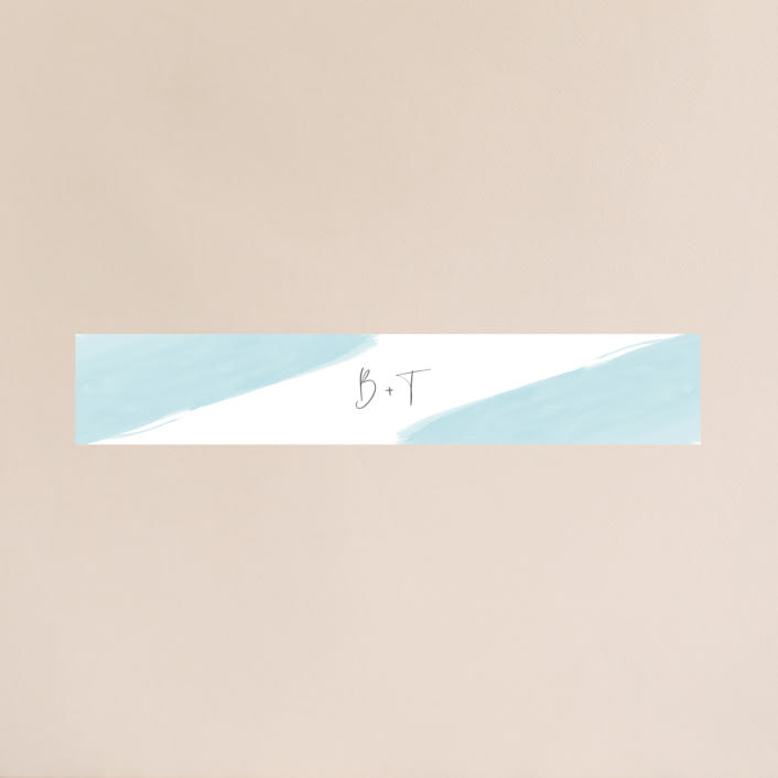 "So Delightful" - Belly Bands in Sky by Erika Firm - Assembled with Invitation