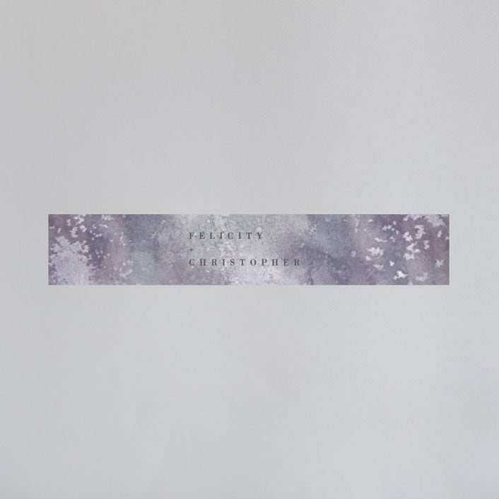 "Sea Splash" - Belly Bands in Amethyst by Alethea and Ruth - Assembled with Invitation