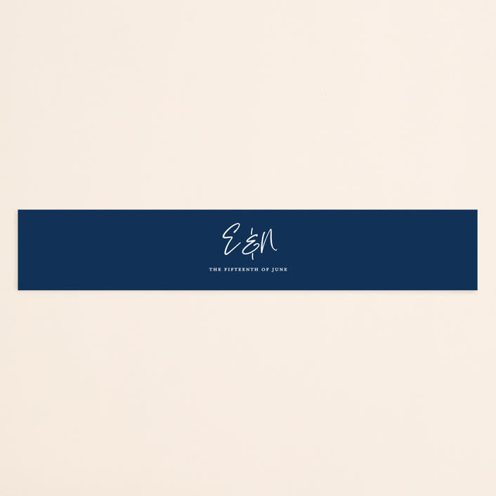 "Semi Formal" - Belly Bands in Navy by Kerry Doyle - Assembled with Invitation