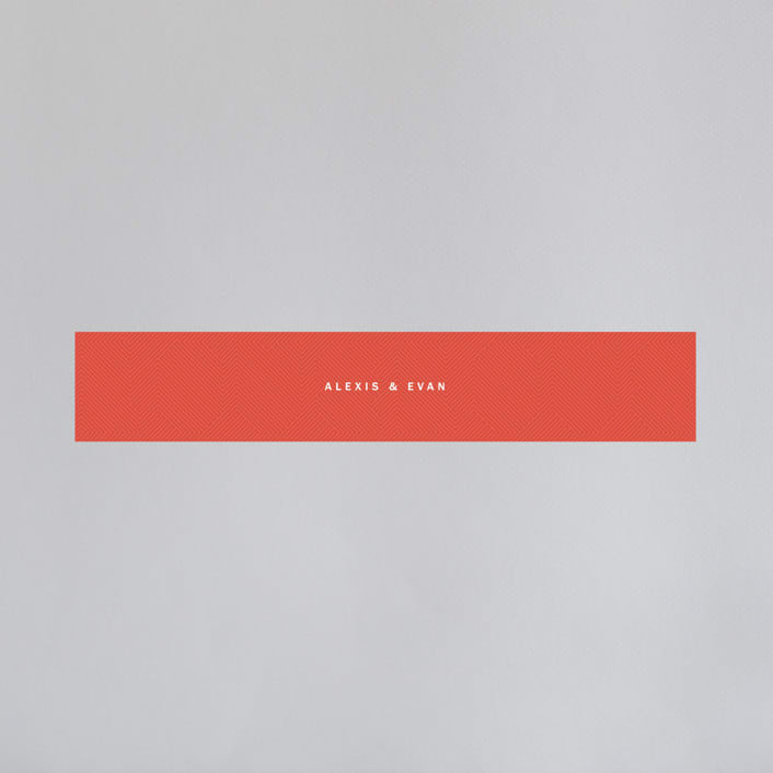"Alexis" - Belly Bands in Coral by Calee A.H. Cecconi - Assembled with Invitation