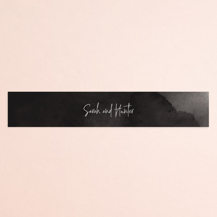 "Eloquent" - Belly Bands in Coal by Mansi Verma - Assembled with Invitation