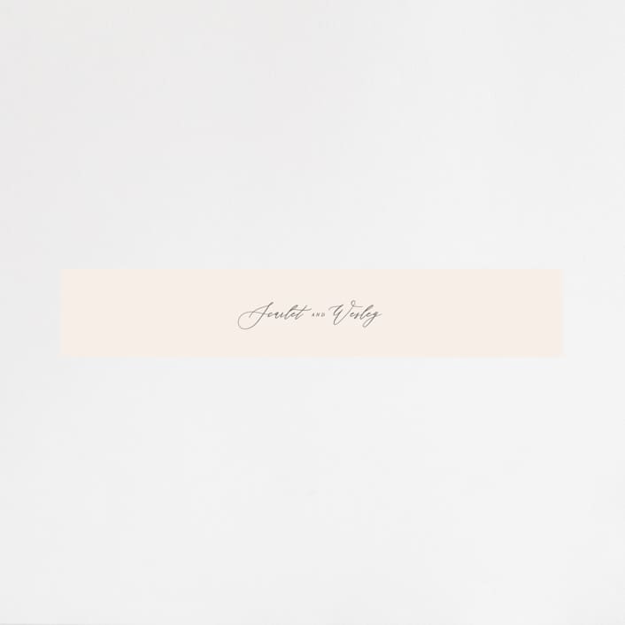 "Scarlet" - Belly Bands in Blush by Hooray Creative - Assembled with Invitation