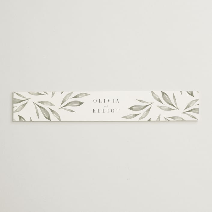 "Whispered Leaves" - Belly Bands in Leaf by Kristie Kern - Assembled with Invitation