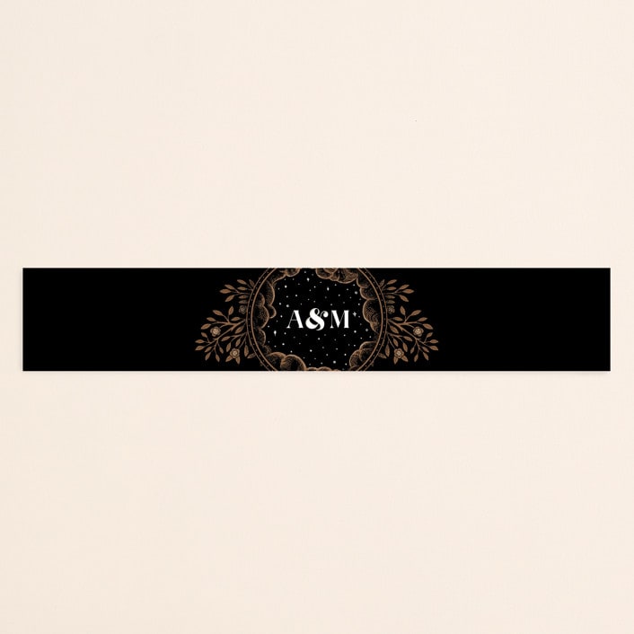 "Grand Natura" - Belly Bands in Noir by GeekInk Design - Assembled with Invitation