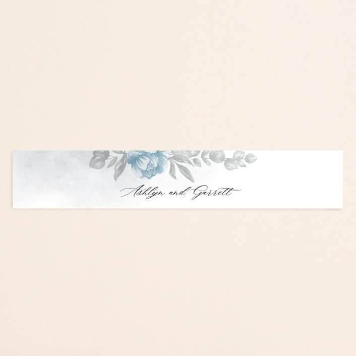 "Peaceful Garden" - Belly Bands in Deep Sea by Jill Means - Assembled with Invitation