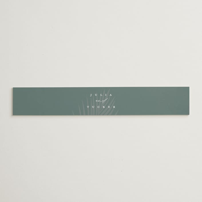 "Faded Palm" - Belly Bands in Mist by Lauren Chism - Assembled with Invitation