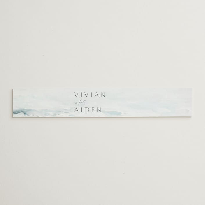 "At Sea" - Belly Bands in Sky by Nicoletta Savod - Assembled with Invitation