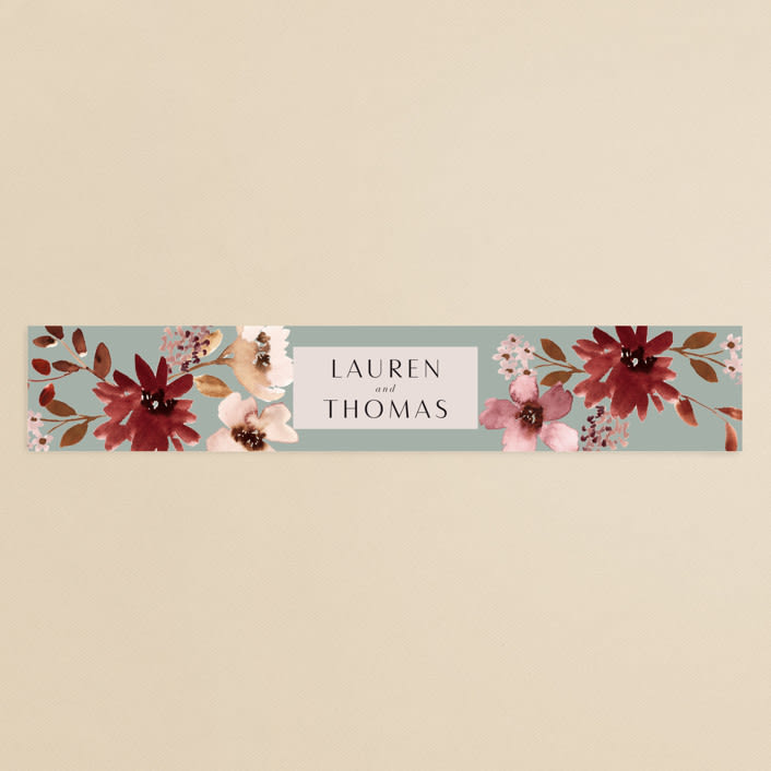 "Serenata" - Belly Bands in Sage by Petra Kern - Assembled with Invitation