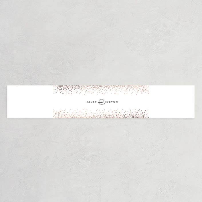 "Love Story" - Belly Bands in Rose Gold by Jennifer Postorino - Assembled with Invitation