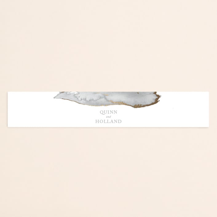 "Lustrous" - Belly Bands in Cement by Kaydi Bishop - Assembled with Invitation
