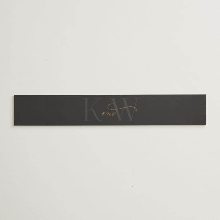 "Over Monogram" - Belly Bands in Stormy by Jessica Williams - Assembled with Invitation