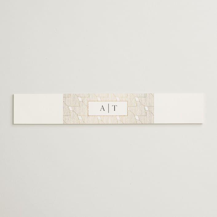 "The Wedding" - Belly Bands in Marshmallow by Kaydi Bishop - Assembled with Invitation