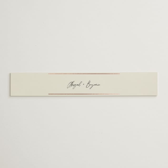 "Together" - Belly Bands in Cream Puff by Pixel and Hank - Assembled with Invitation