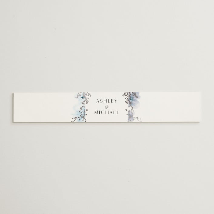 "Layered florals" - Belly Bands in Serenity by Susan Moyal - Assembled with Invitation