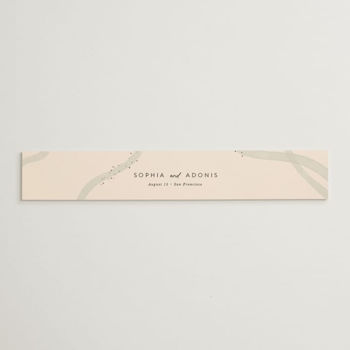 "Stefana" - Belly Bands in Linen by Maria Hilas-Louie - Assembled with Invitation