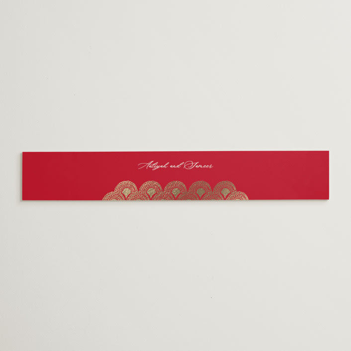 "Gilded Henna" - Belly Bands in Lily by Mansi Verma - Assembled with Invitation