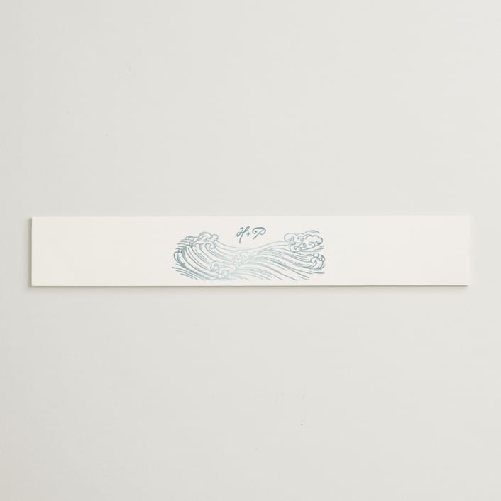 "waves" - Belly Bands in Aqua by Jessie Steury - Assembled with Invitation
