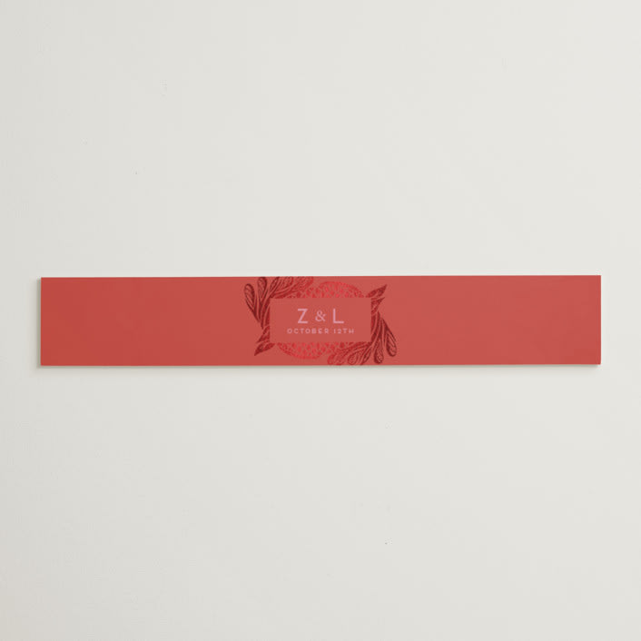 "Fiery" - Belly Bands in Ruby by Ghia Designs - Assembled with Invitation